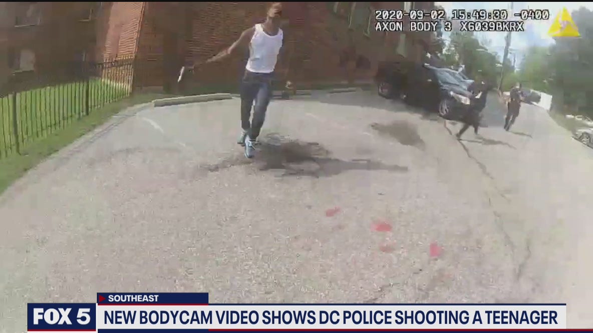 New bodycam video shows DC Police shooting a teenager